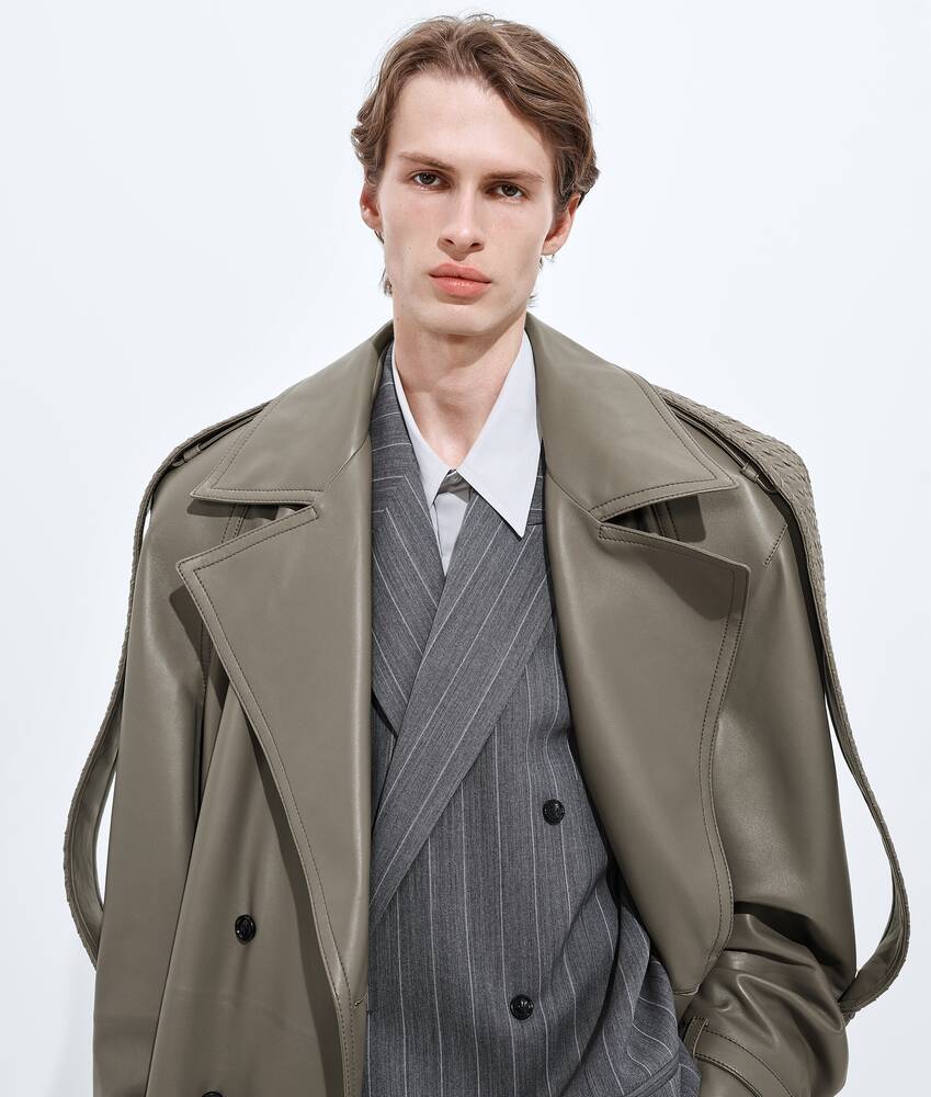 BOTTEGA VENETA 皮革大衣