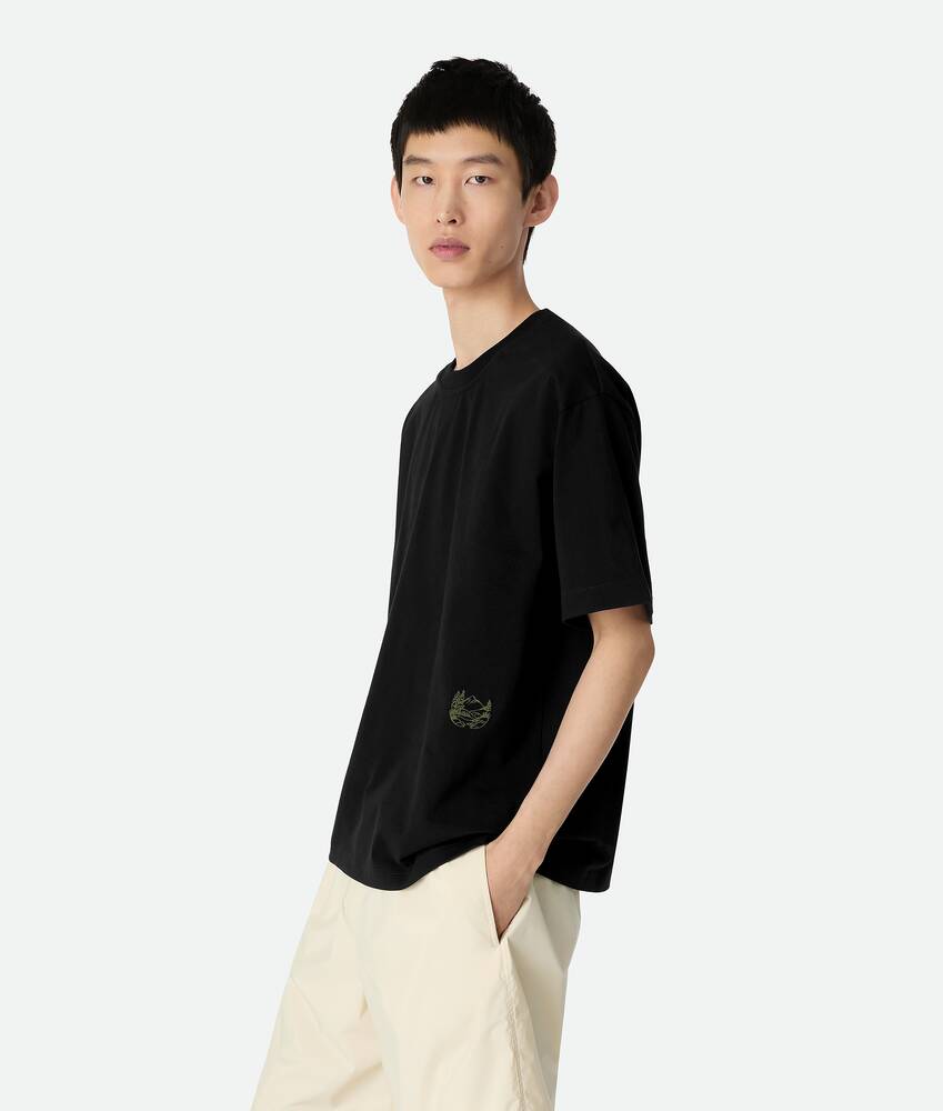 BOTTEGA VENETA 皮马棉针织T恤