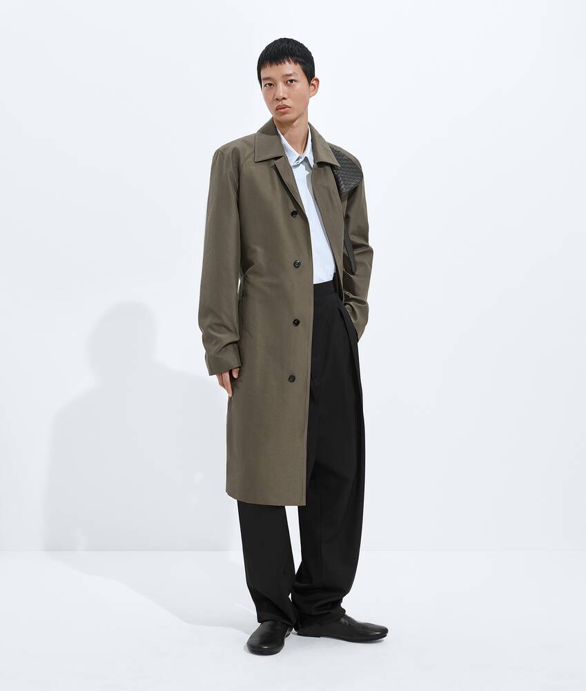BOTTEGA VENETA 桑蚕丝配尼龙风衣