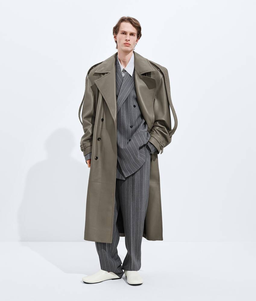 BOTTEGA VENETA 轻盈羊毛细条纹长裤