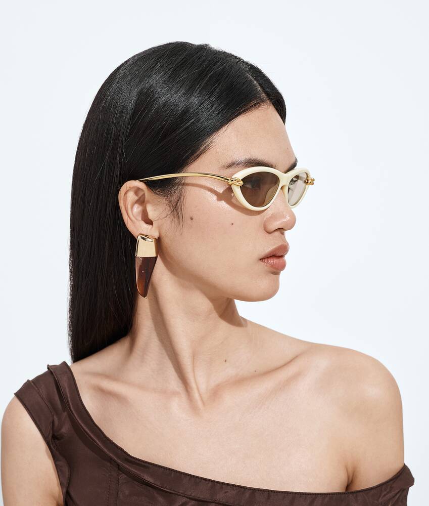 BOTTEGA VENETA Knot猫眼形太阳眼镜