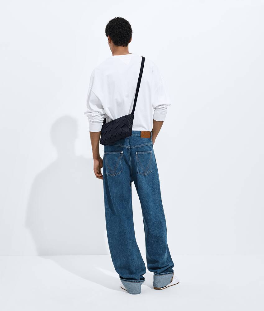 BOTTEGA VENETA 中度靛青色翻边牛仔裤