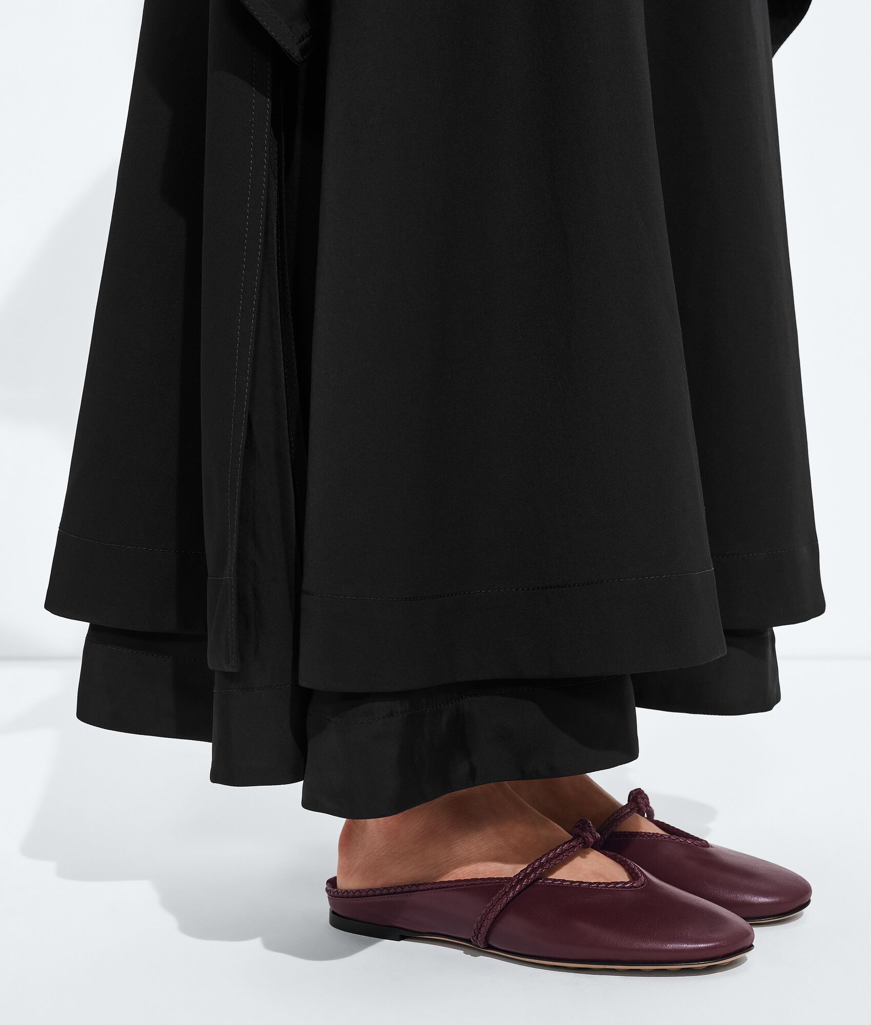 BOTTEGA VENETA 女士Rosa玛丽珍平底芭蕾舞鞋