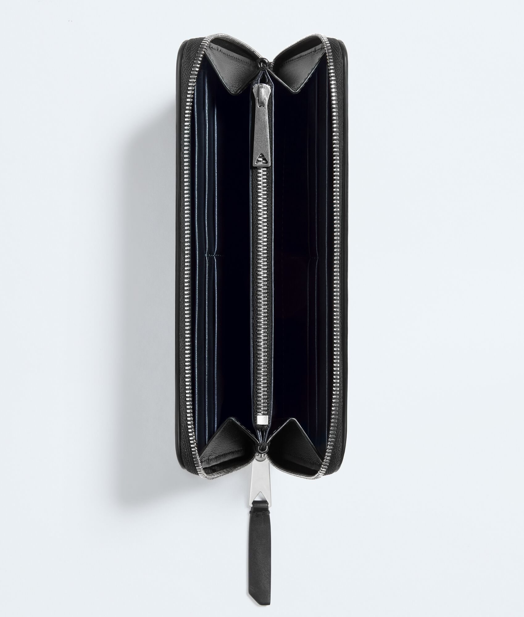 BOTTEGA VENETA Intrecciato Piccolo编织环绕式拉链钱包