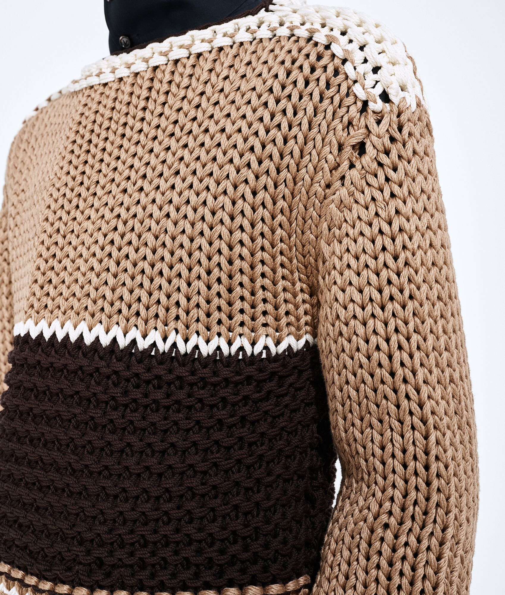 BOTTEGA VENETA 棉质条纹针织衫