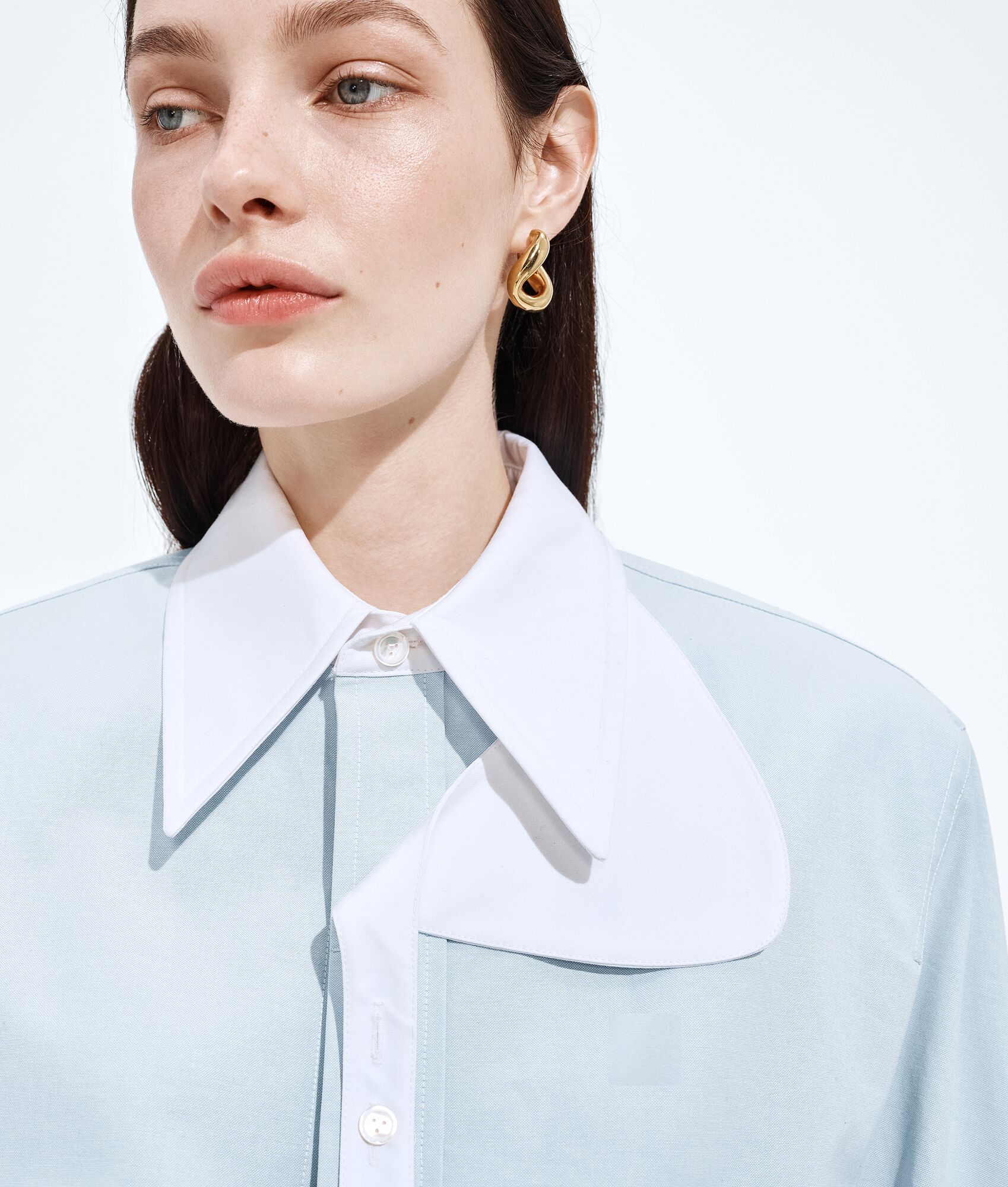 BOTTEGA VENETA 棉质牛津布束腰衬衫