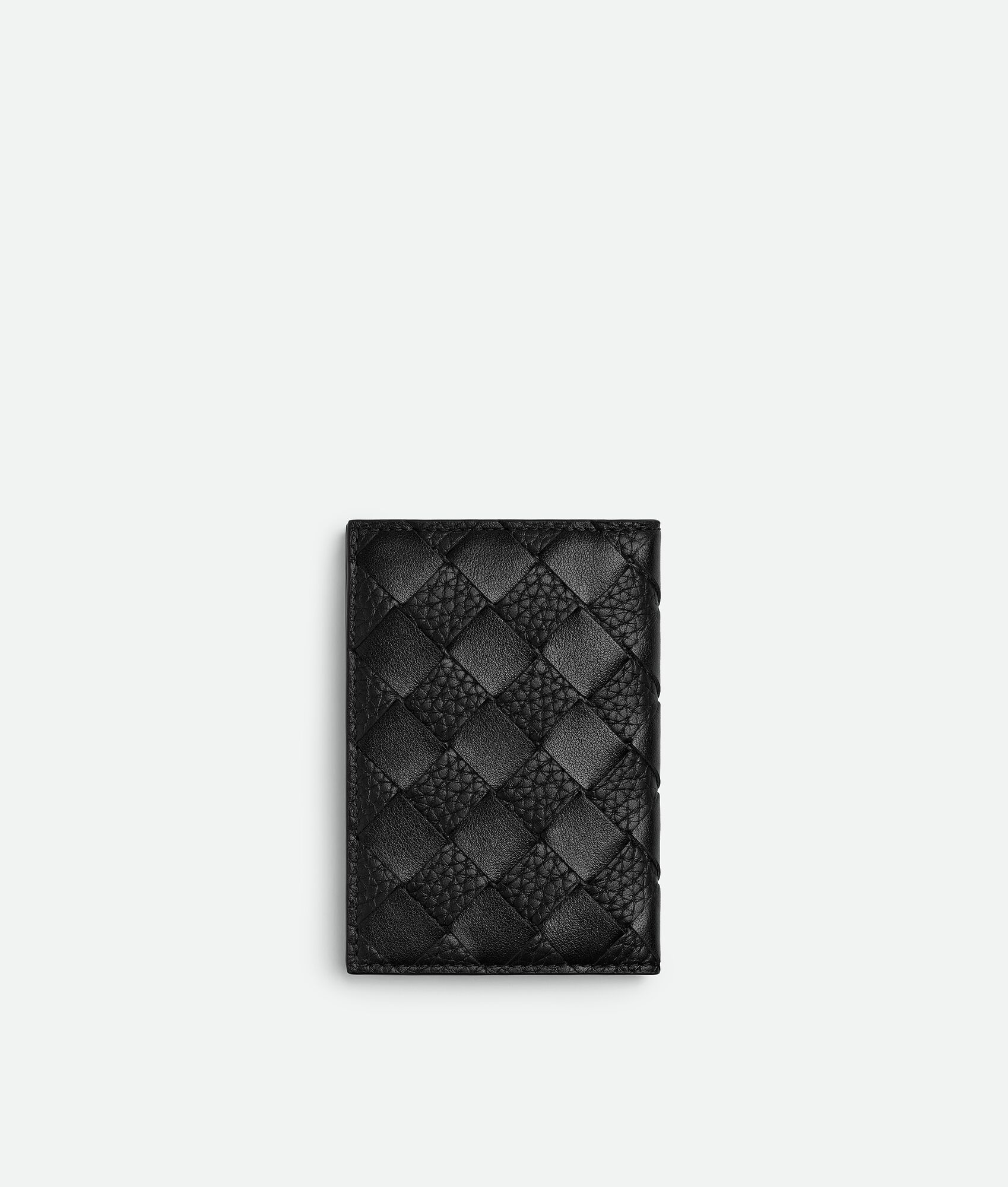 BOTTEGA VENETA Intrecciato编织翻盖卡包