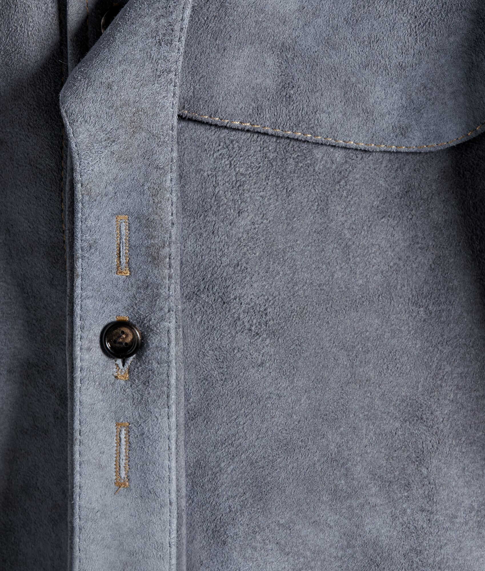 BOTTEGA VENETA 雾面效果绒面革衬衫