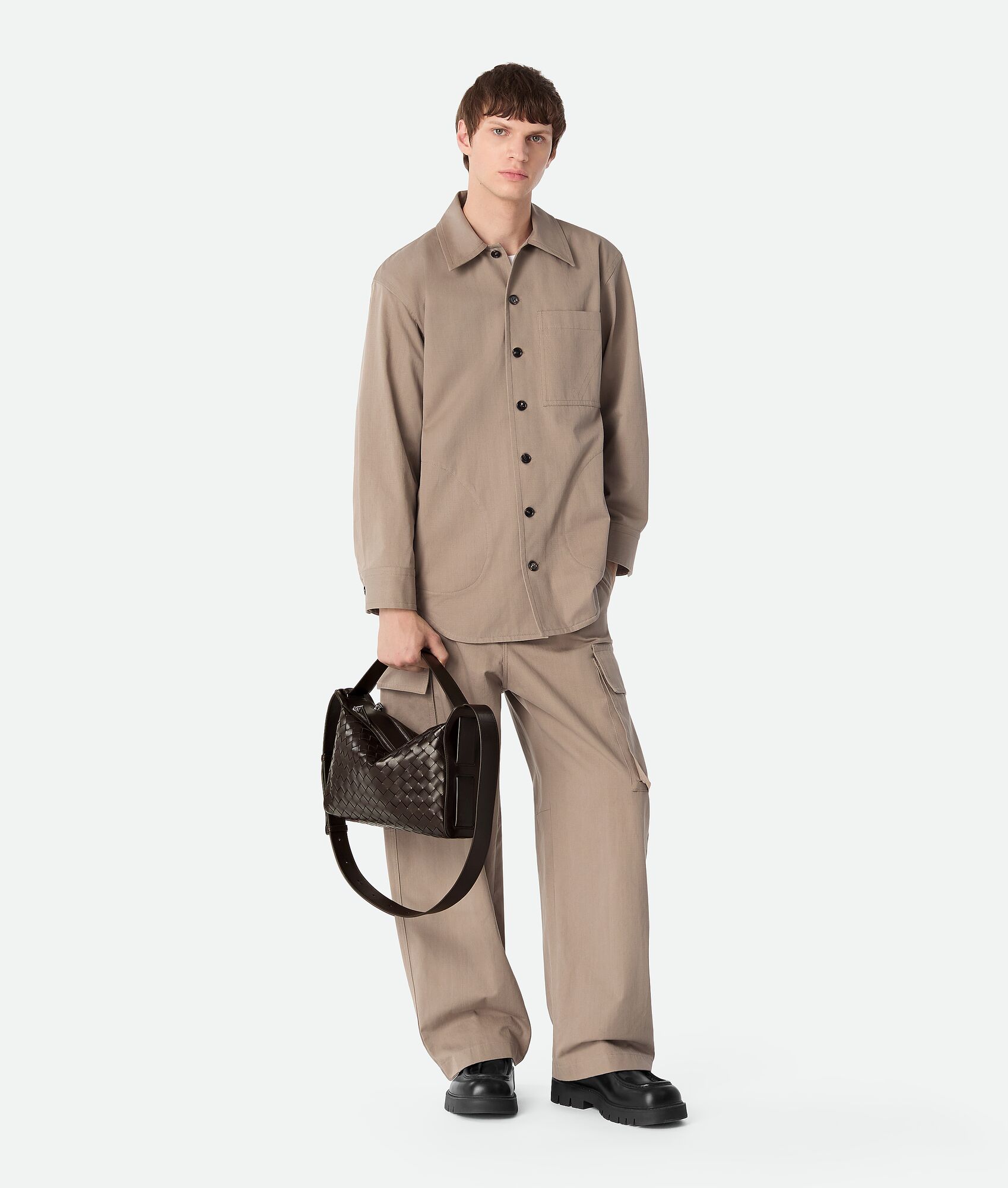 BOTTEGA VENETA Intrecciato编织Tribeca手提包
