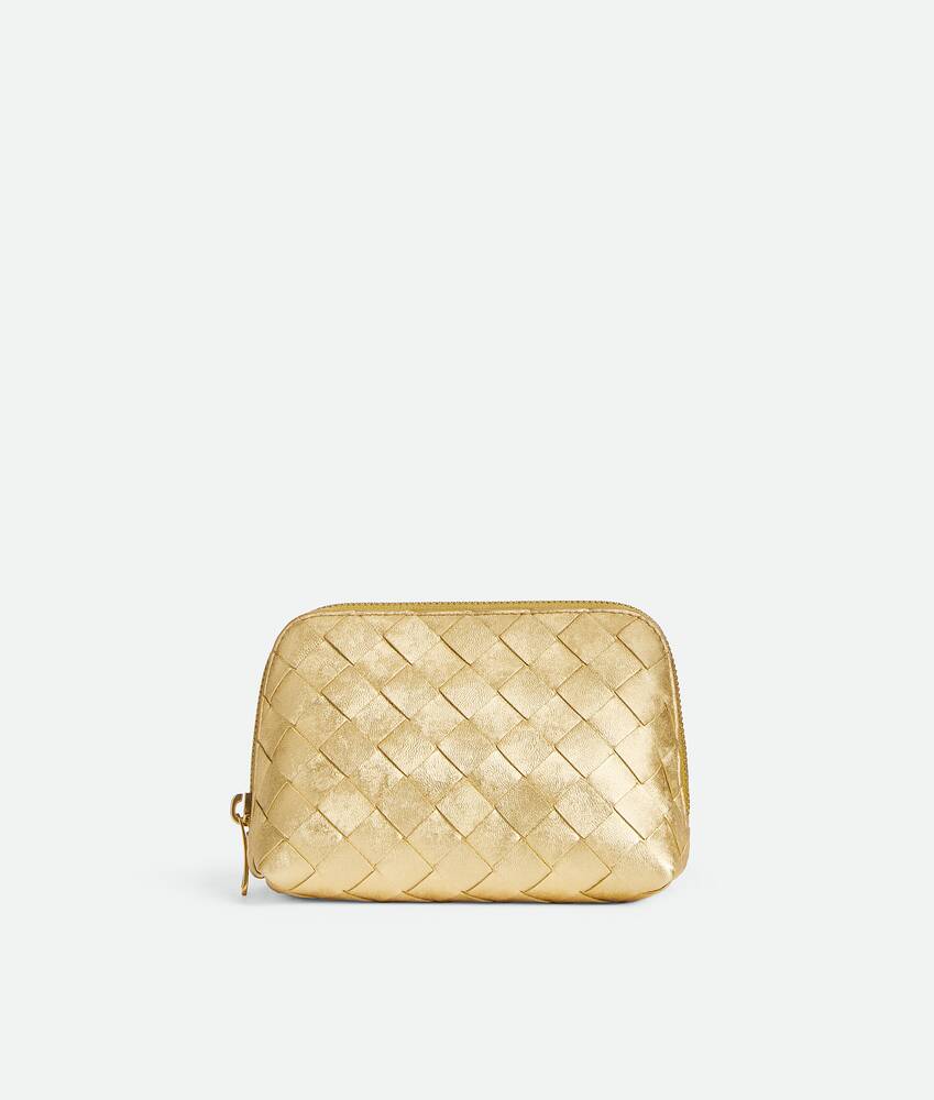 BOTTEGA VENETA 小号Intrecciato编织化妆包