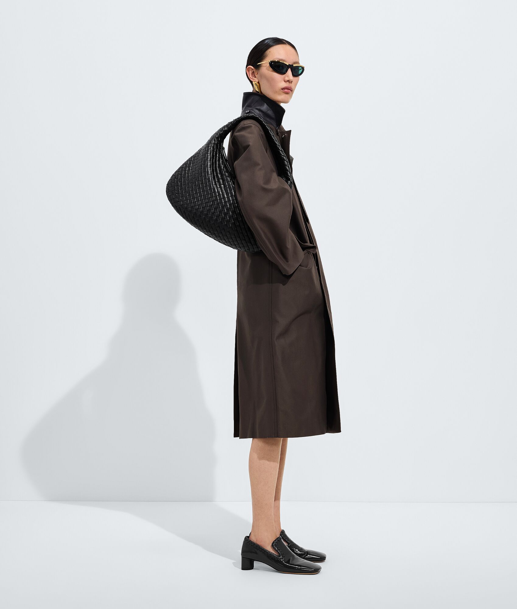 BOTTEGA VENETA 桑蚕丝配尼龙风衣