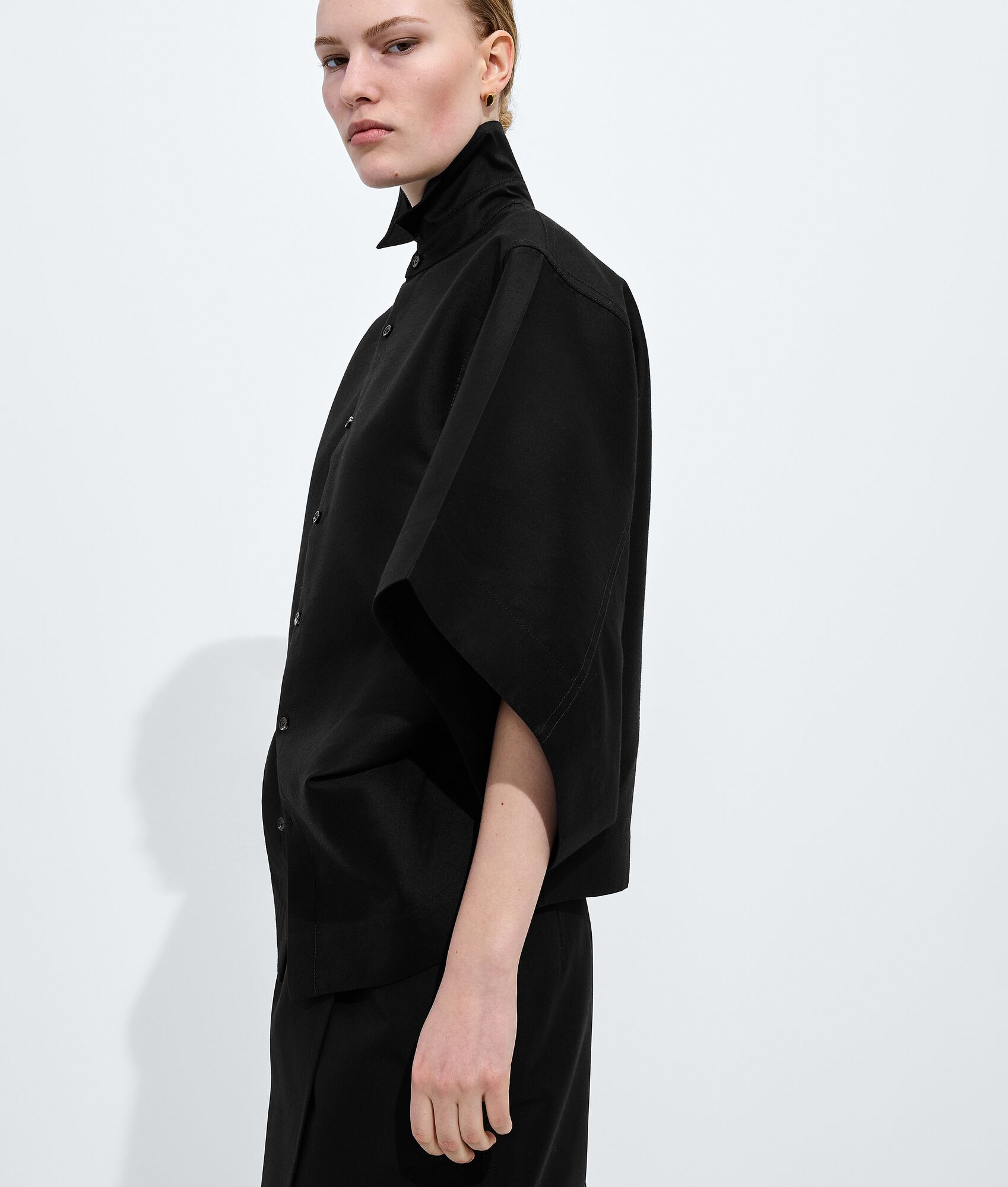BOTTEGA VENETA 羊毛斜纹衬衫