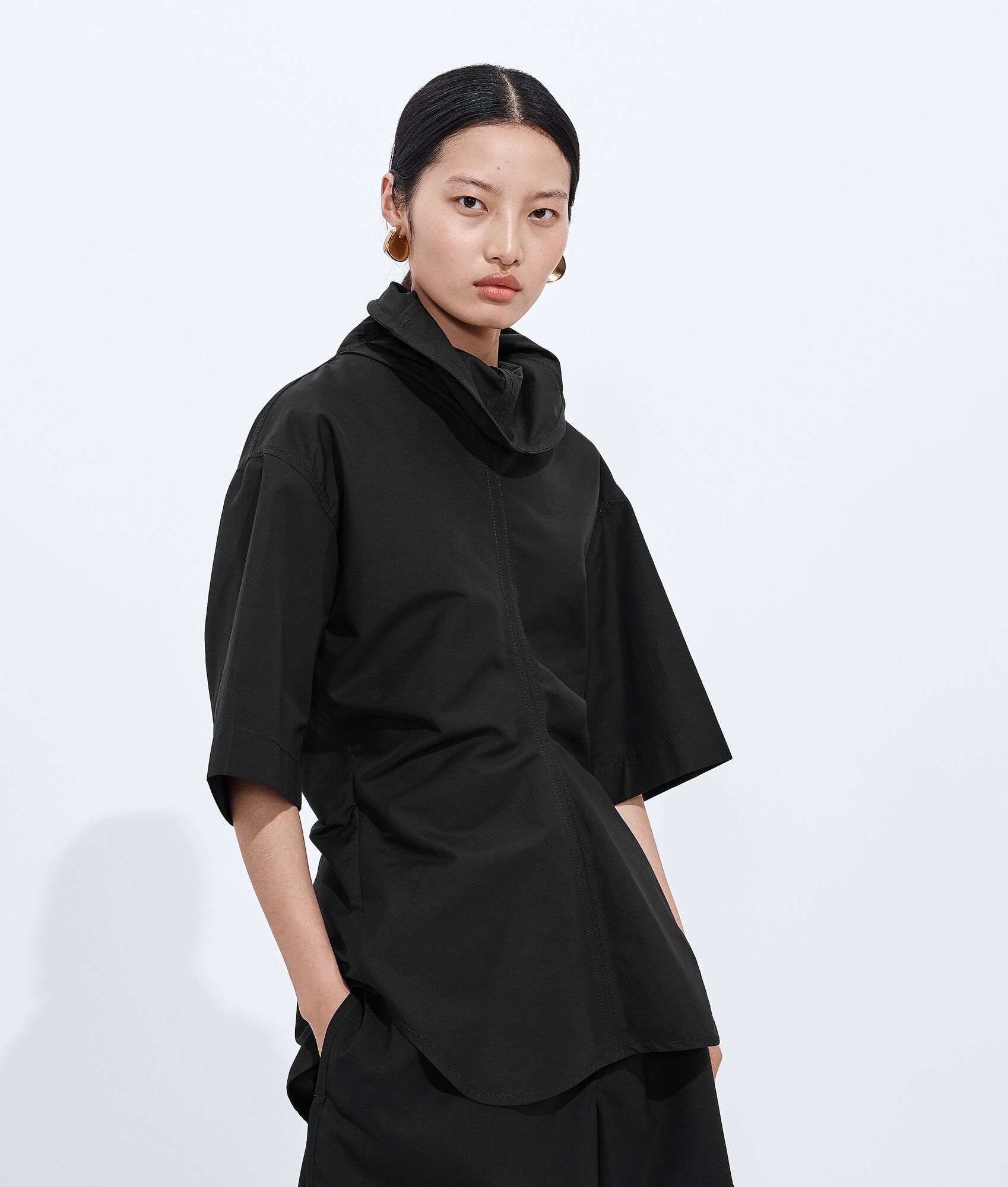 BOTTEGA VENETA 紧致棉布上衣