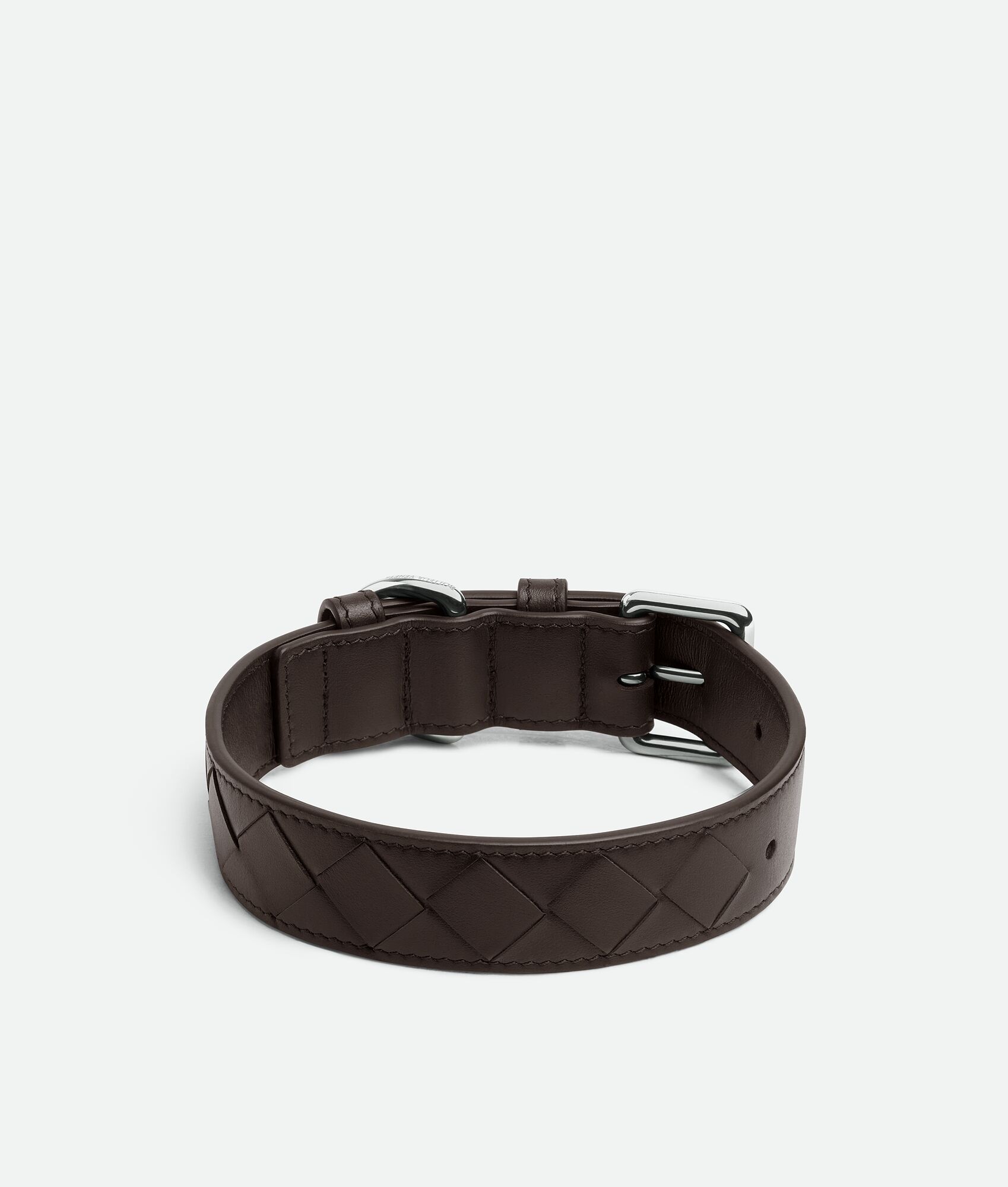 BOTTEGA VENETA 中号Intrecciato编织宠物狗项圈