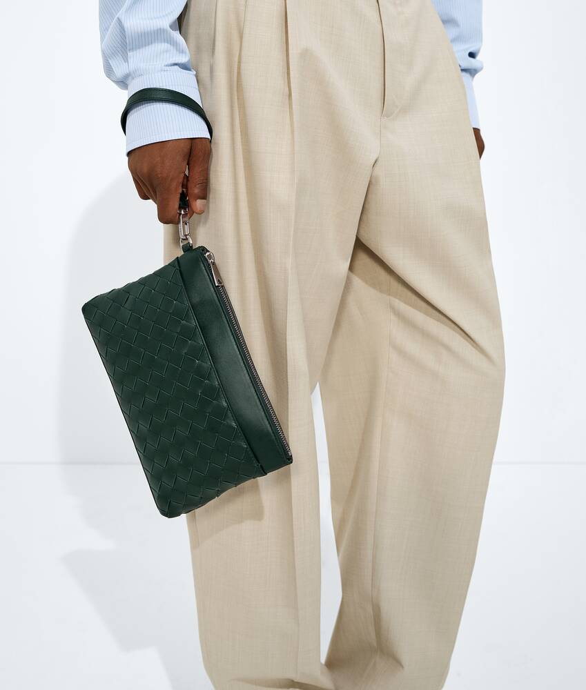 BOTTEGA VENETA Intrecciato Prism编织手拿包