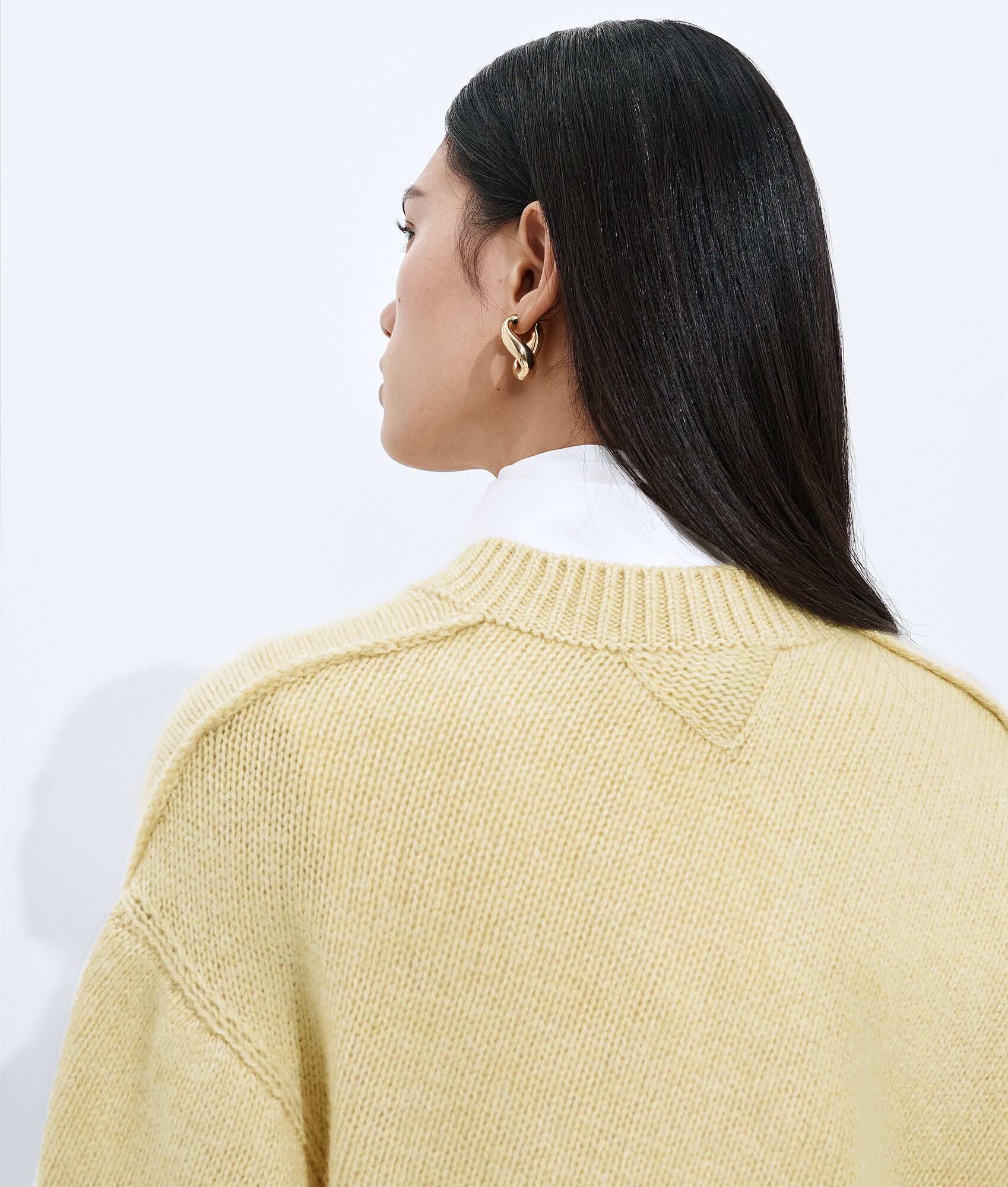 BOTTEGA VENETA 山羊绒扭结针织衫