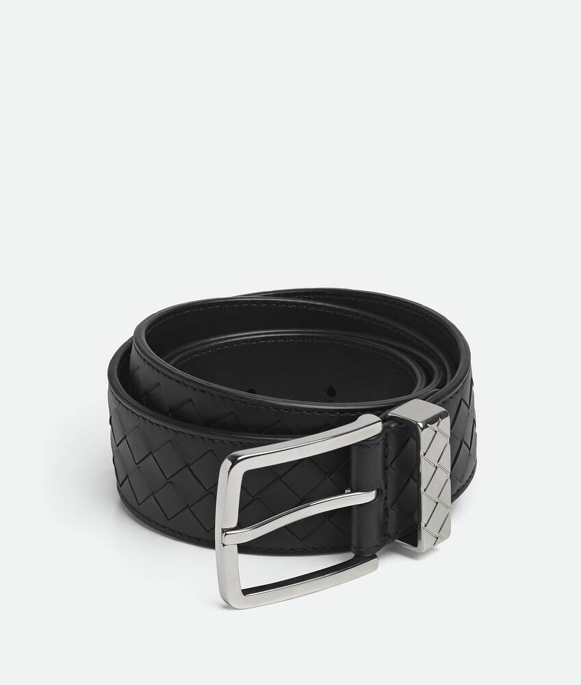 BOTTEGA VENETA Intreccio Loop编织圆环腰带