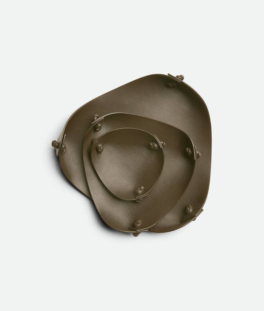 BOTTEGA VENETA 皮革托盘 - 小号
