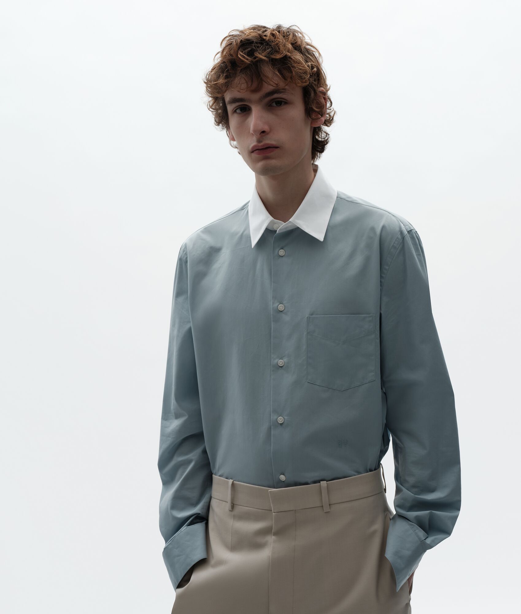 BOTTEGA VENETA 棉质府绸衬衫
