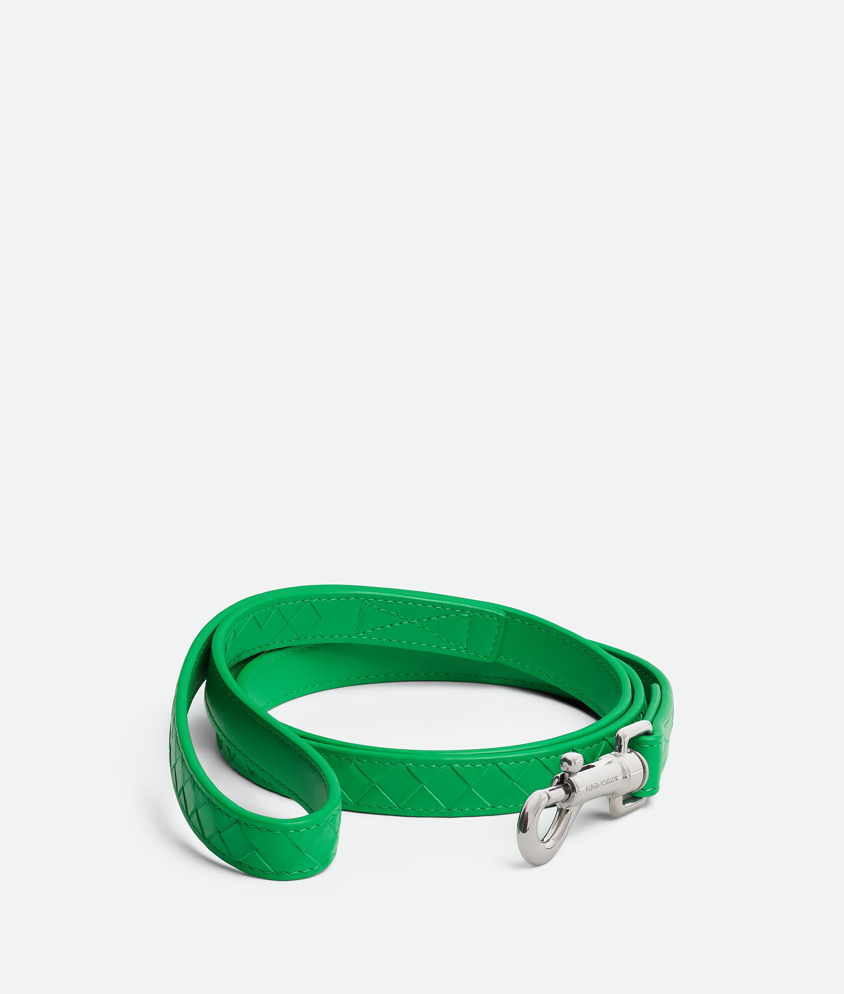 BOTTEGA VENETA 小号Intrecciato编织宠物狗牵引绳