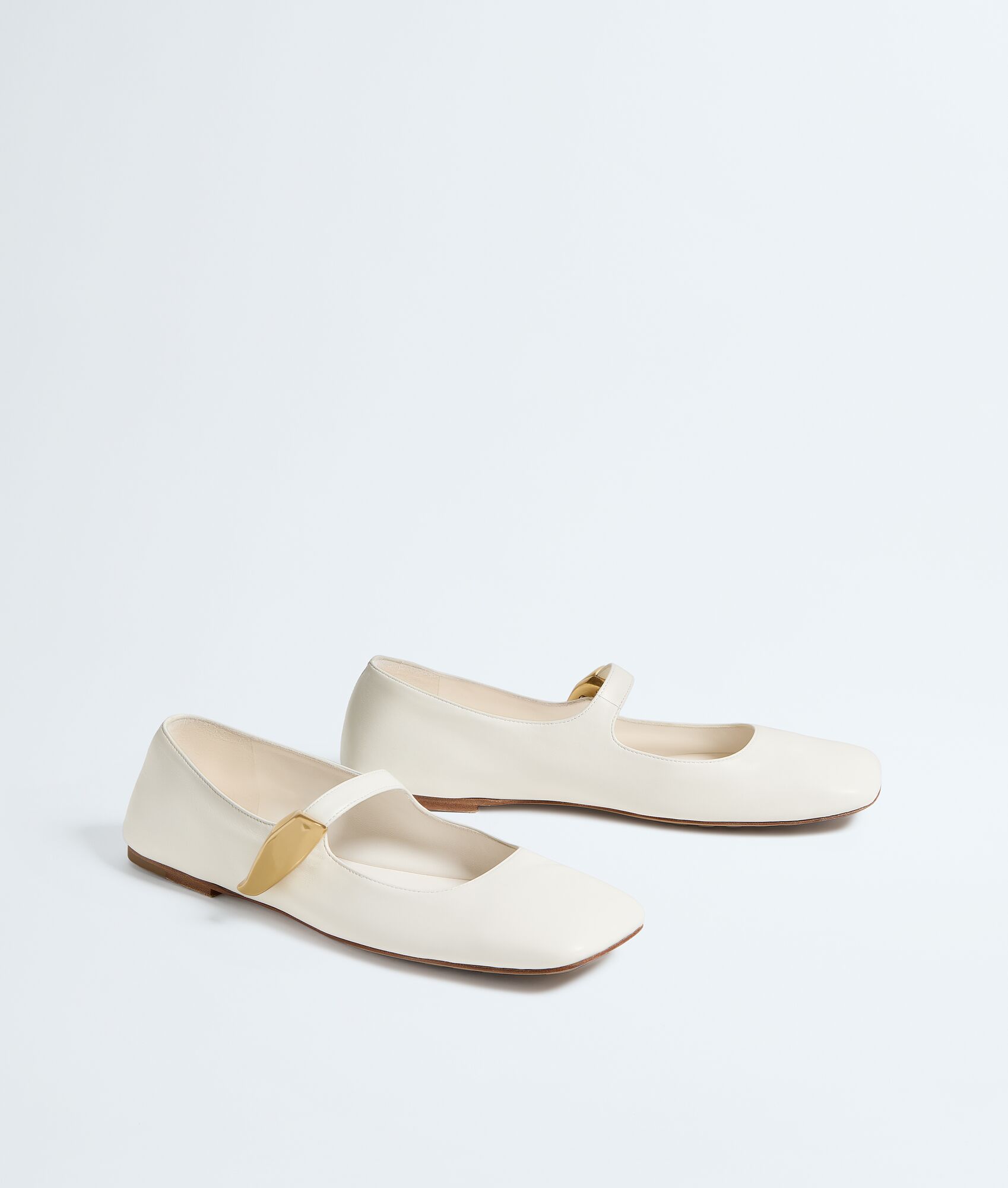 BOTTEGA VENETA 女士Charlotte玛丽珍平底芭蕾舞鞋