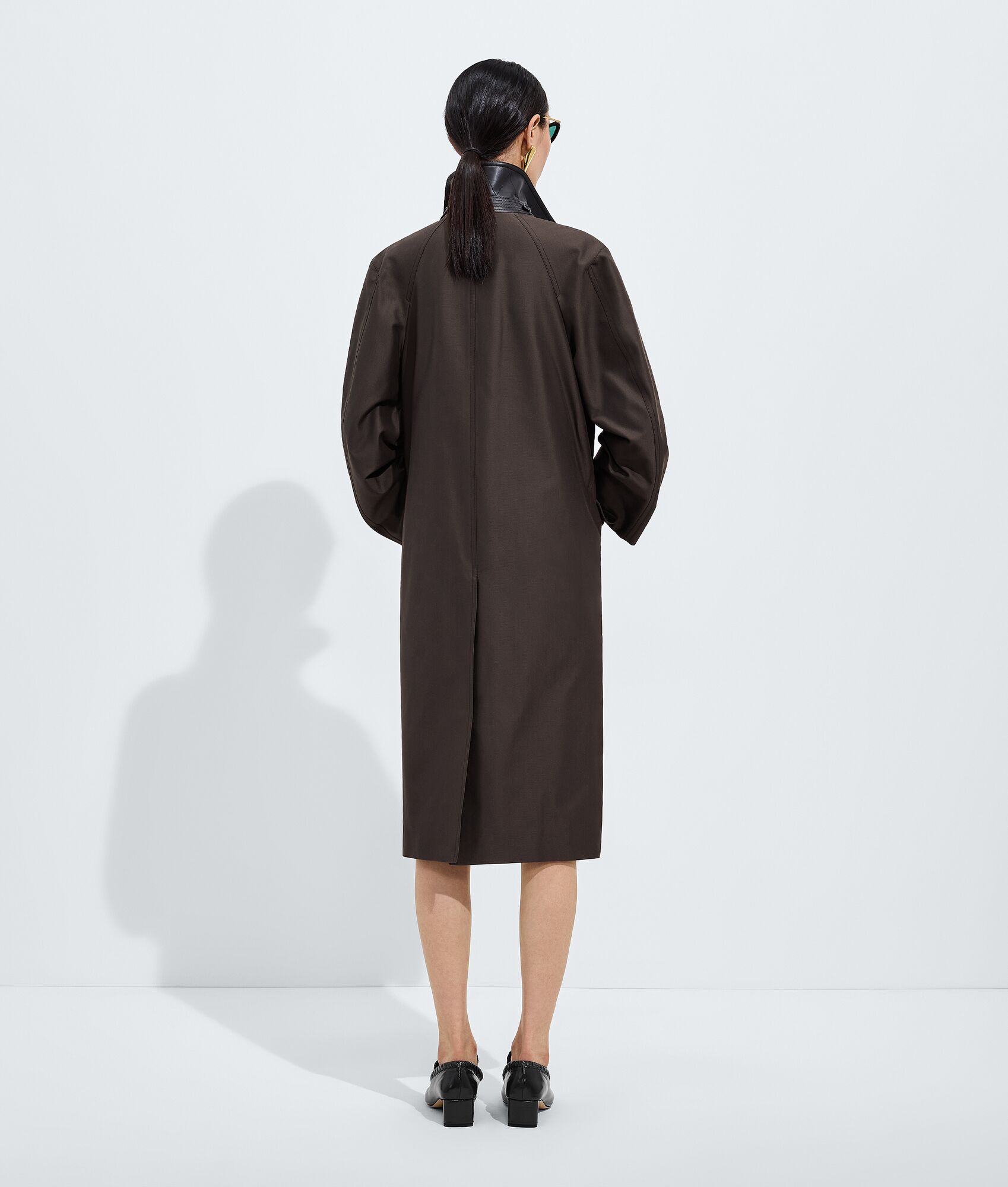 BOTTEGA VENETA 桑蚕丝配尼龙风衣