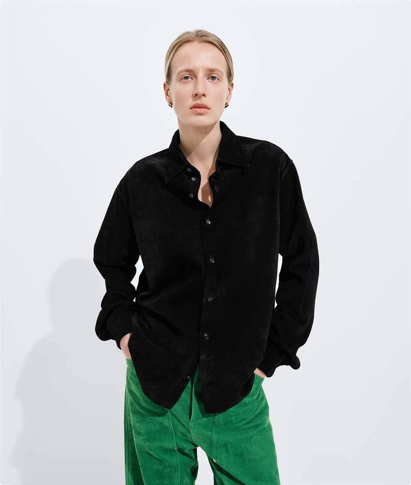 BOTTEGA VENETA 绒面革衬衫