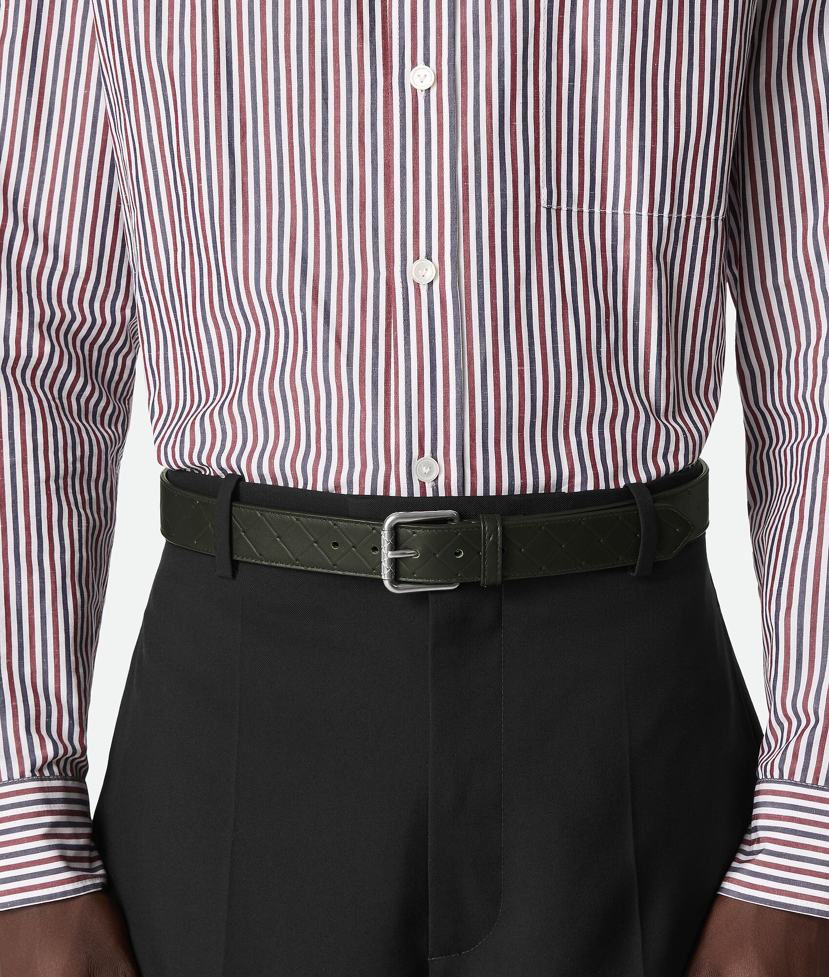 BOTTEGA VENETA Intrecciato Stamp编织腰带