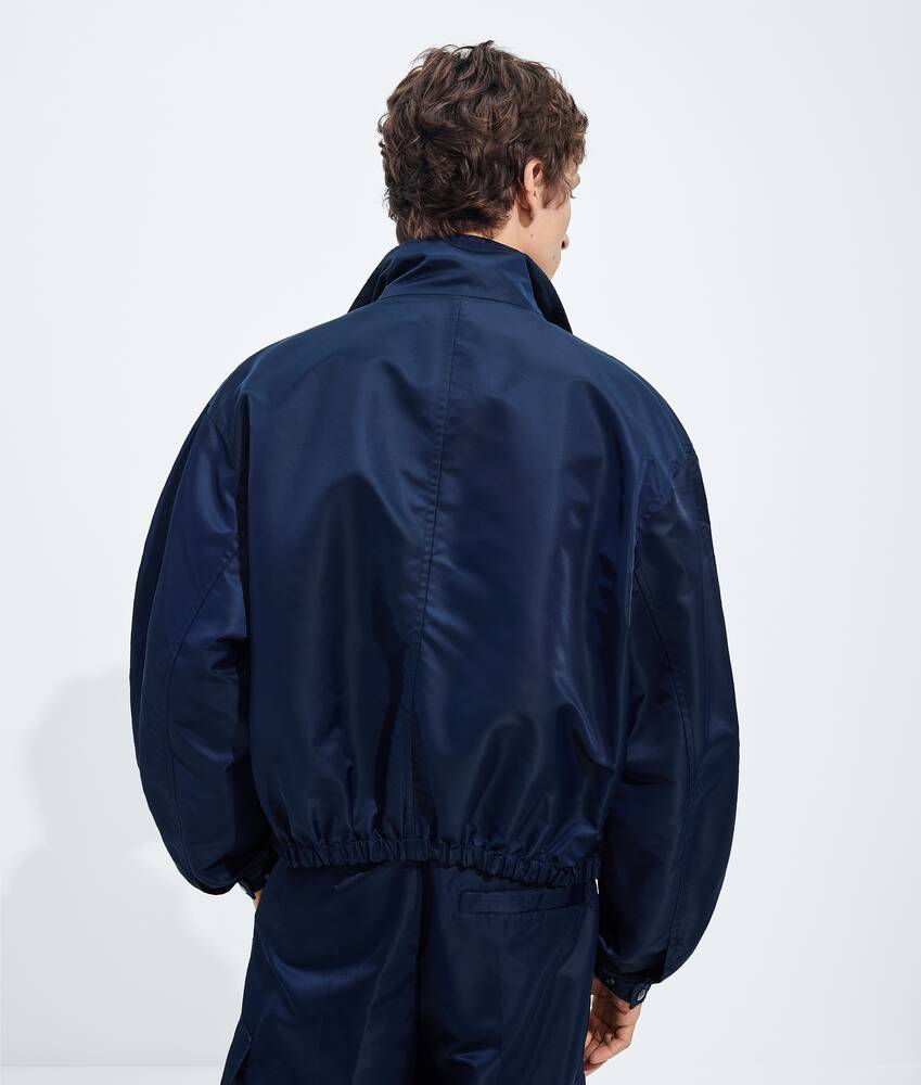 BOTTEGA VENETA 丝缎质感尼龙束腰夹克