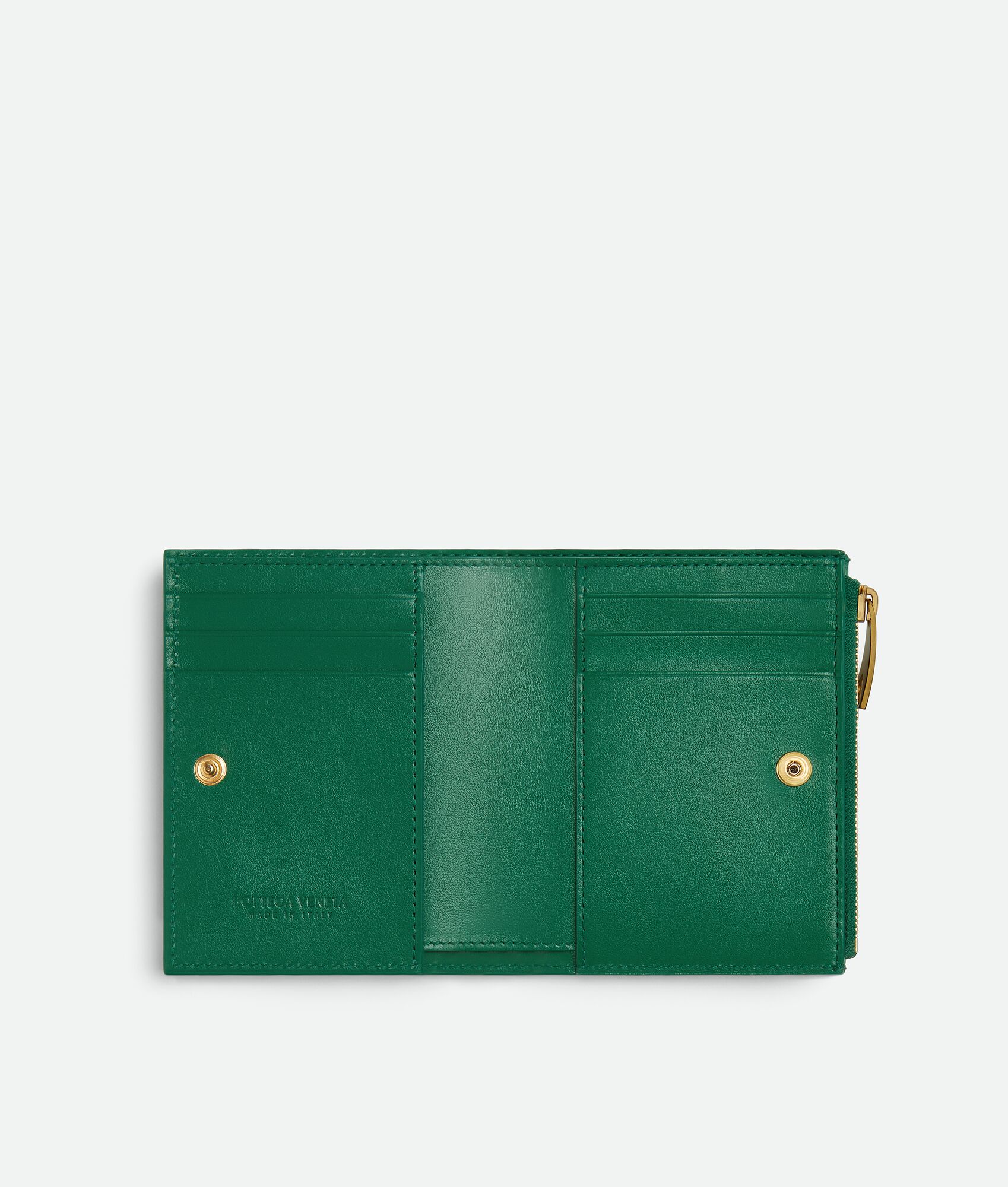 BOTTEGA VENETA 小号Intrecciato编织双折钱包