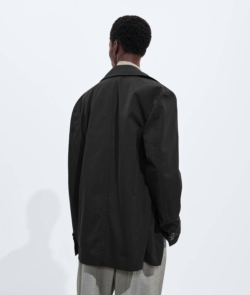 BOTTEGA VENETA 尼龙配棉质大衣 