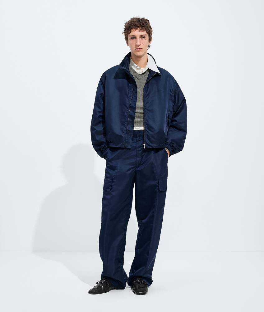 BOTTEGA VENETA 丝缎质感尼龙束腰夹克