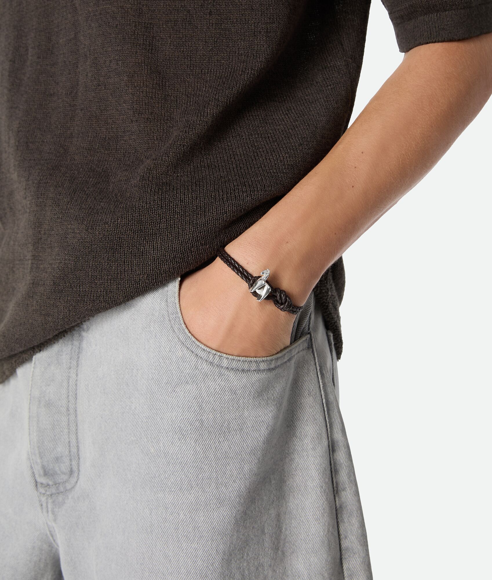 BOTTEGA VENETA Cavallo皮革手链