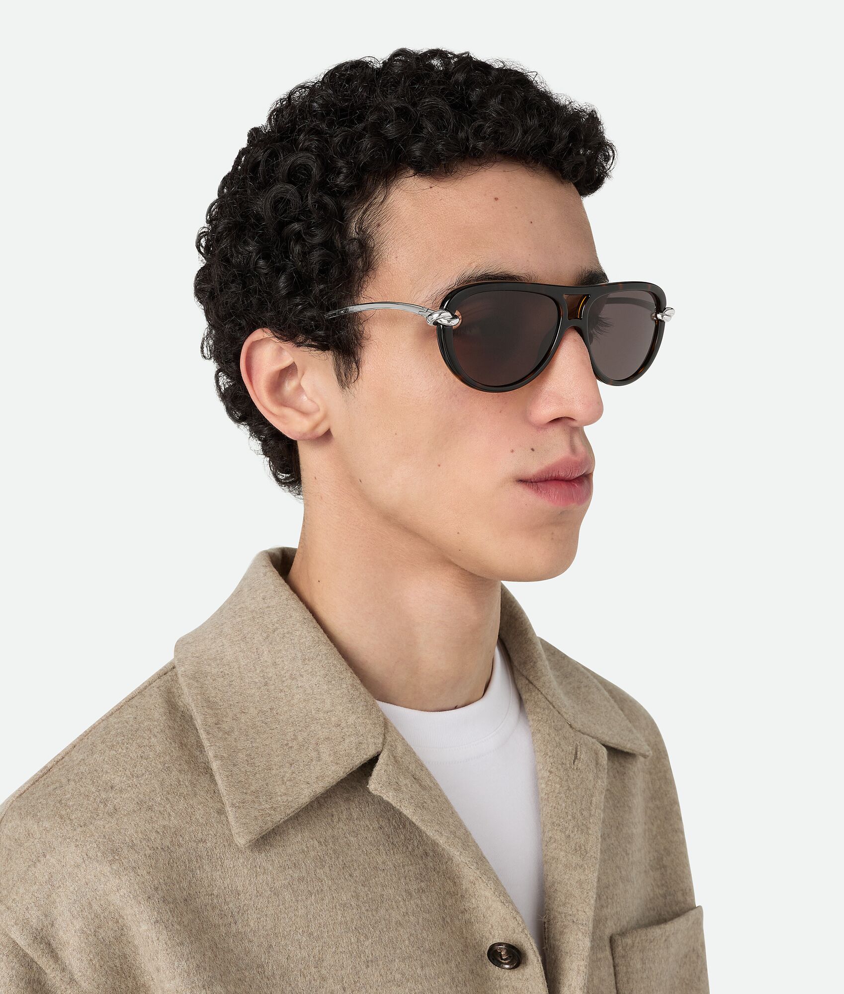 BOTTEGA VENETA Knot飞行员太阳眼镜