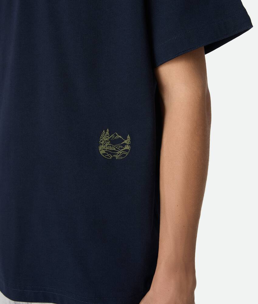 BOTTEGA VENETA 皮马棉针织T恤
