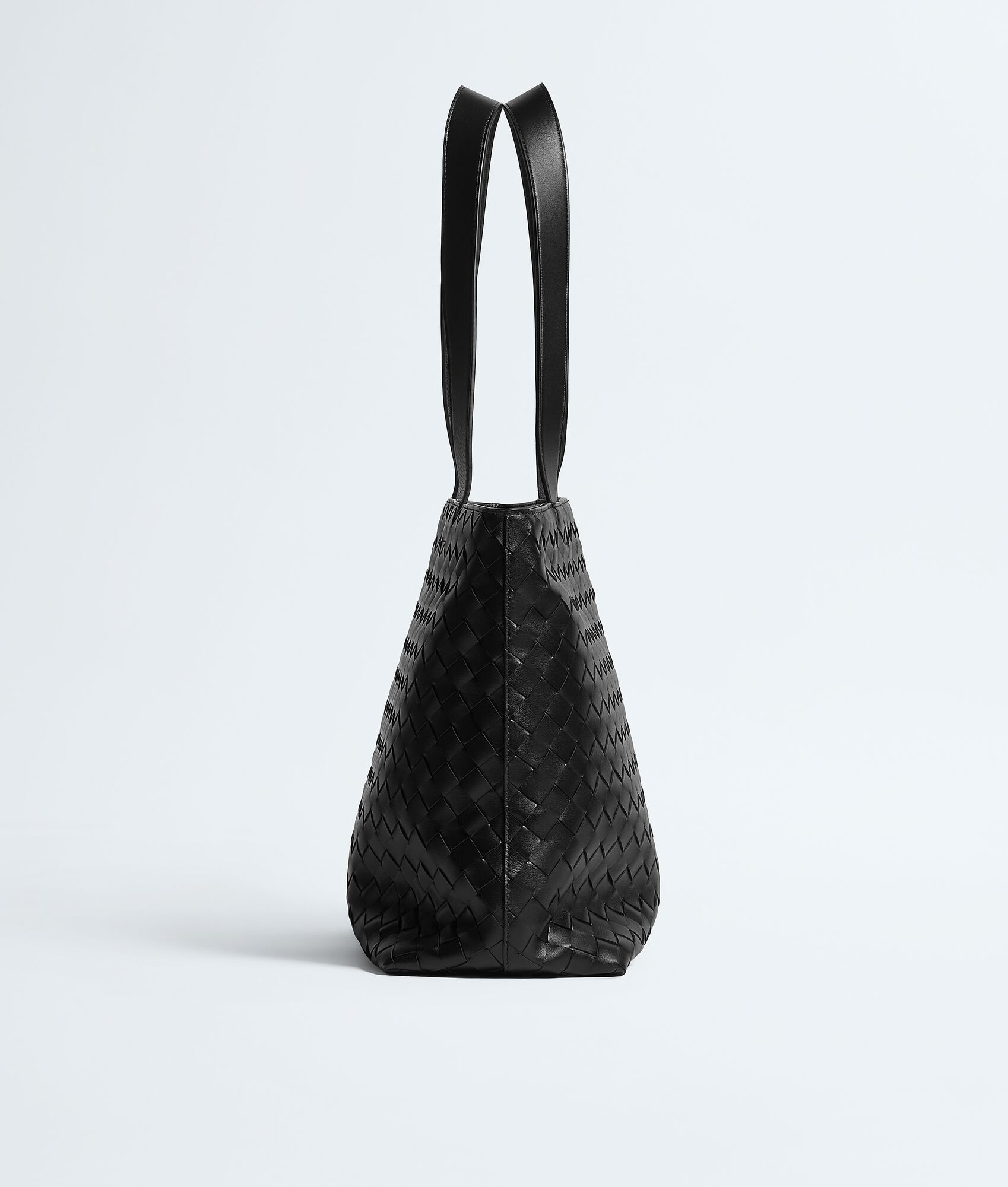 BOTTEGA VENETA 小号Intrecciato编织拉链Tote托特手袋