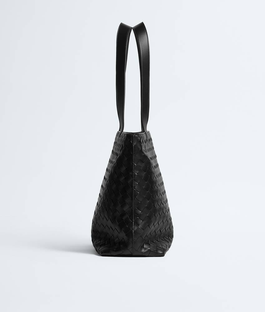 BOTTEGA VENETA 小号Intrecciato编织拉链Tote托特手袋