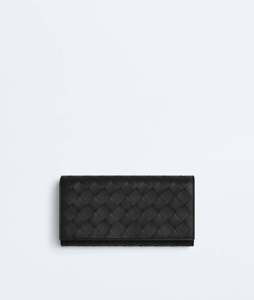 BOTTEGA VENETA 大号Intrecciato编织翻盖钱包