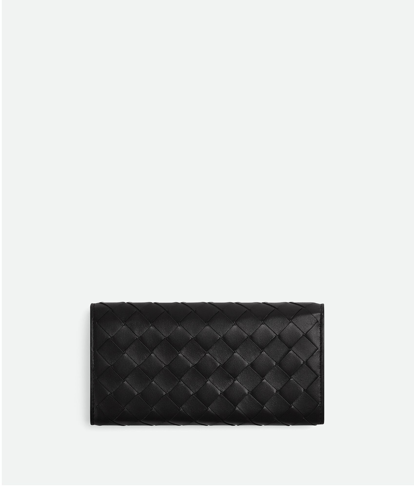 BOTTEGA VENETA Intrecciato编织大号翻盖钱包