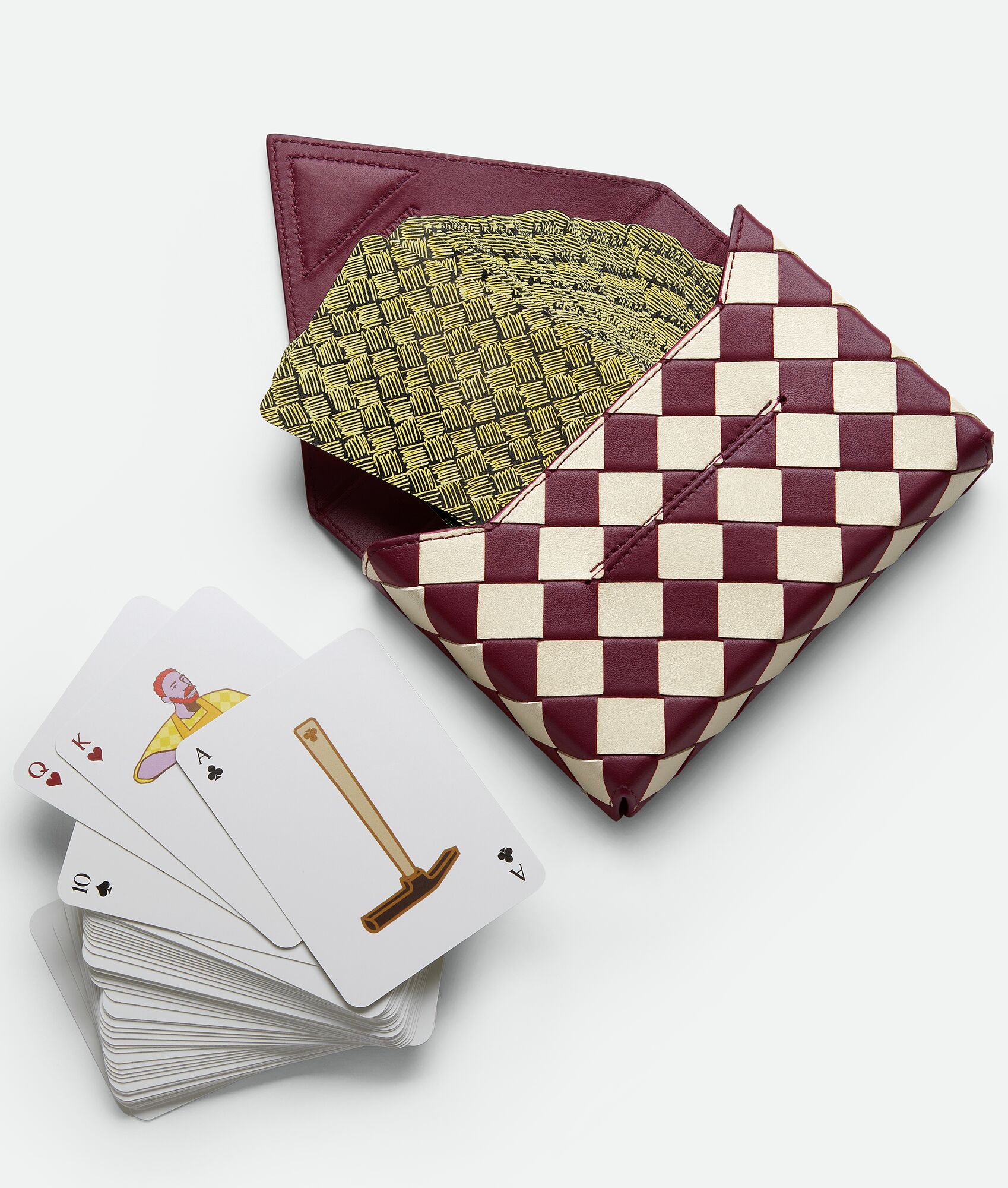 BOTTEGA VENETA Intrecciato编织扑克牌套装