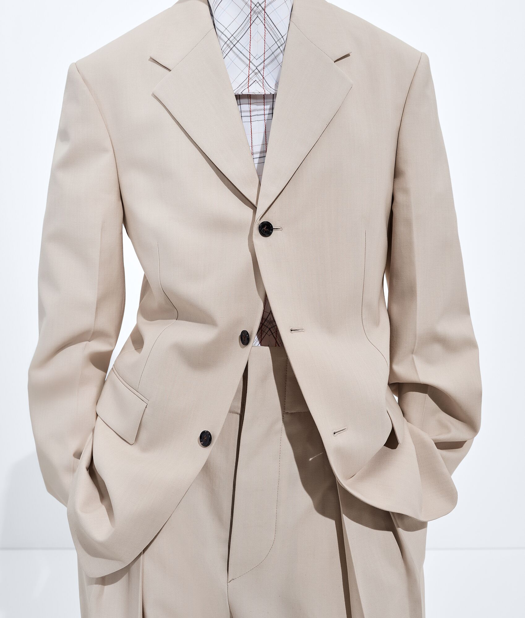 BOTTEGA VENETA 羊毛配棉质夹克