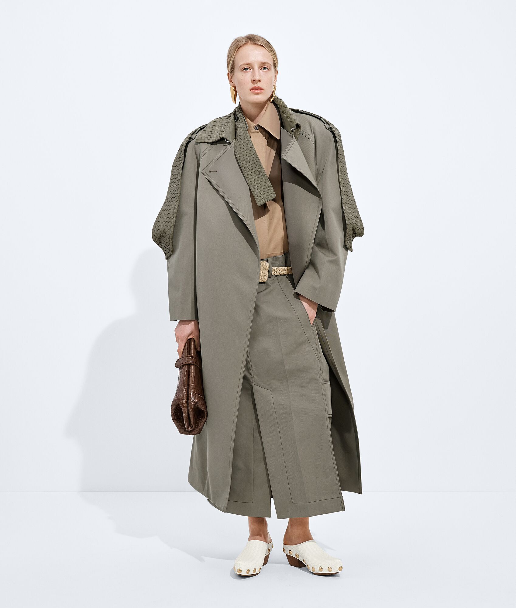BOTTEGA VENETA 棉质斜纹衬衫