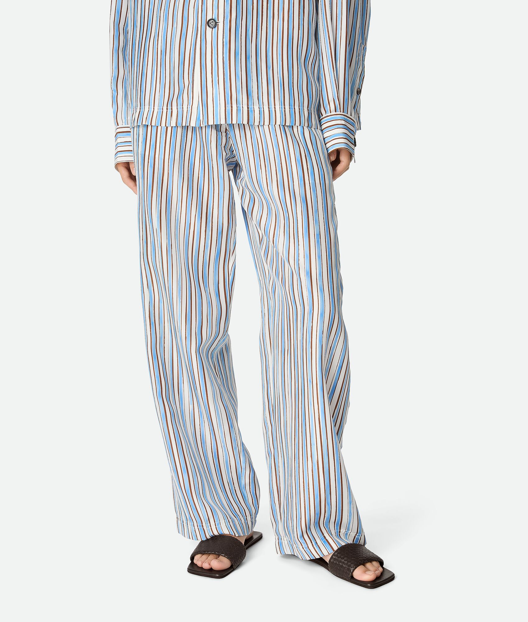 BOTTEGA VENETA 女士Palazzo旅行平底穆勒鞋