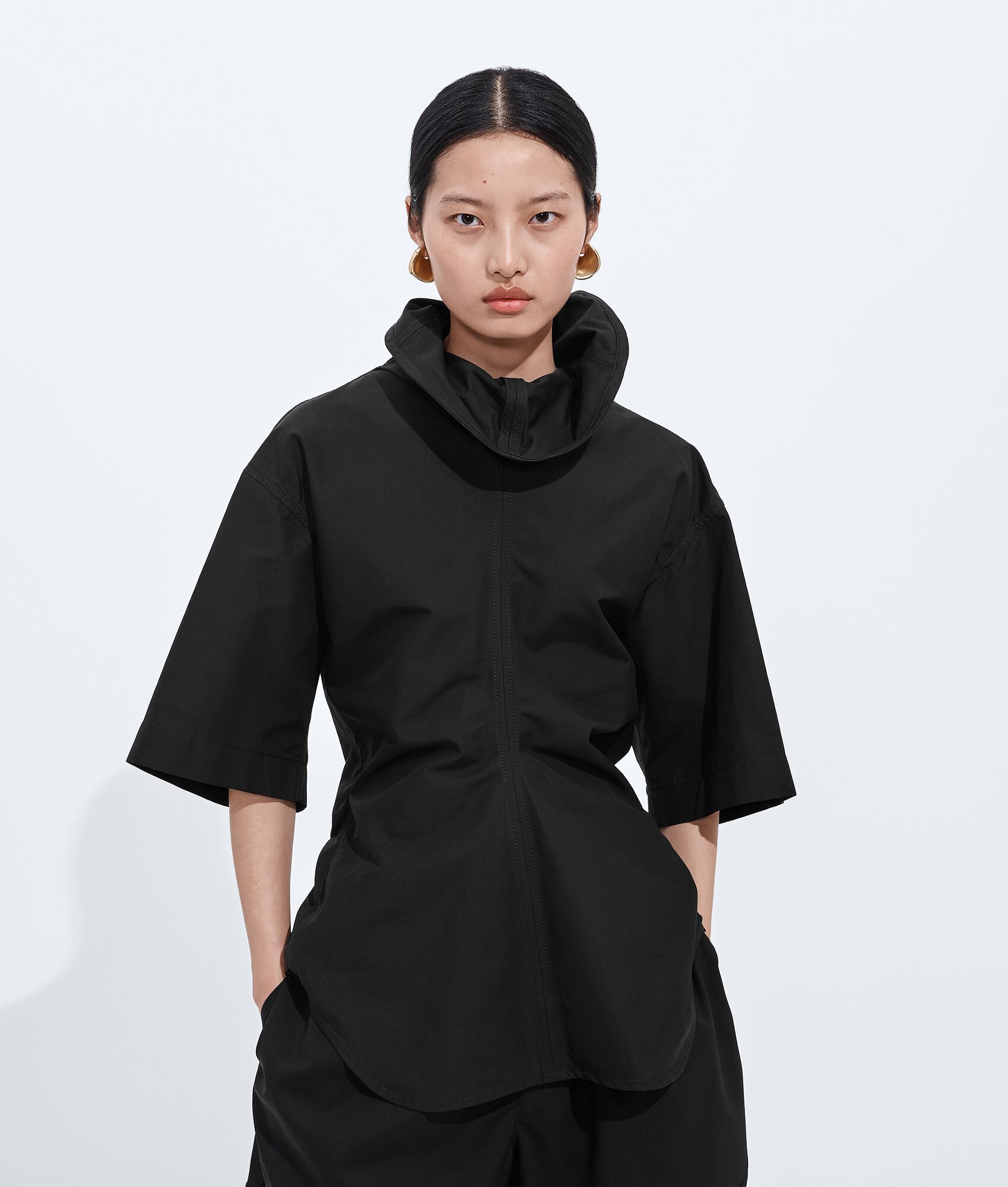 BOTTEGA VENETA 紧致棉布上衣
