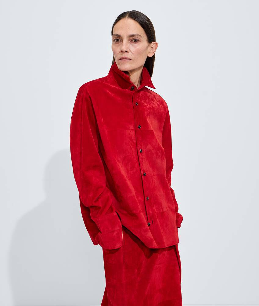 BOTTEGA VENETA 绒面革衬衫