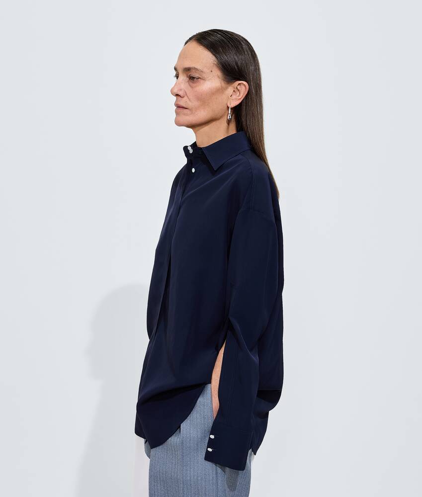 BOTTEGA VENETA 柔滑桑蚕丝配粘胶纤维衬衫 