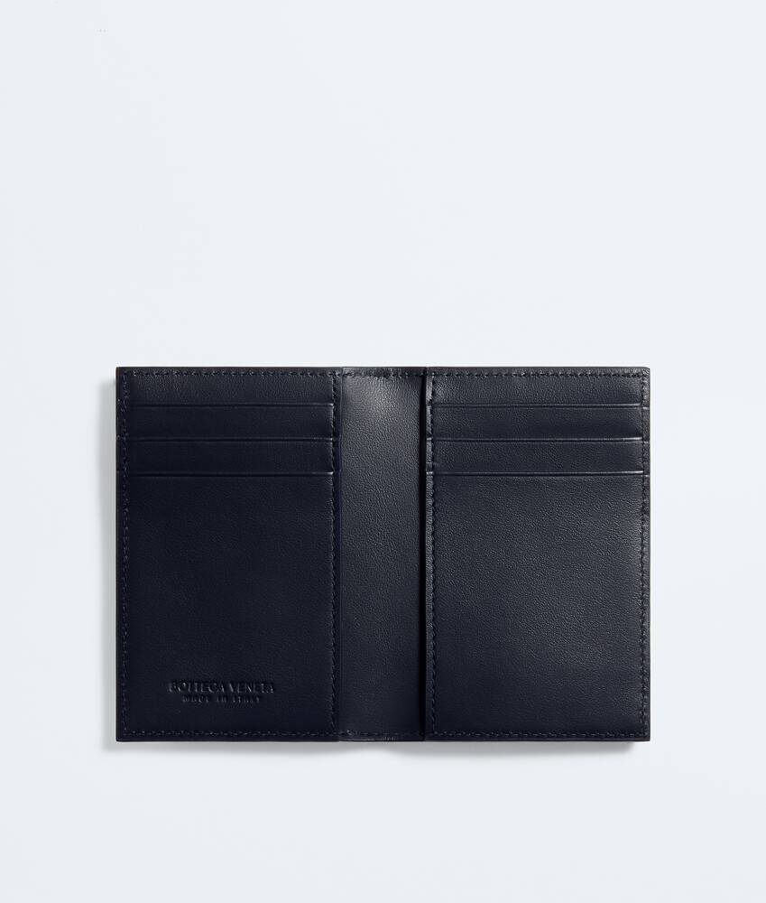 BOTTEGA VENETA Intrecciato编织翻盖卡包