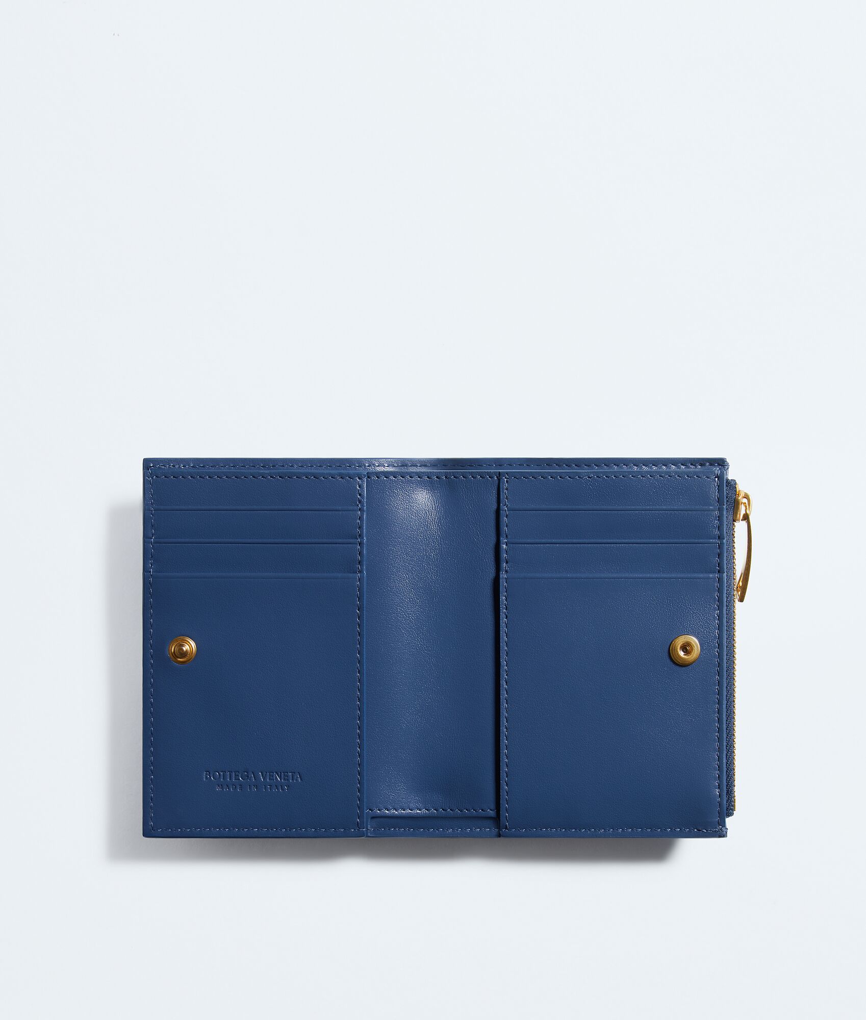 BOTTEGA VENETA 小号Intrecciato编织双折钱包