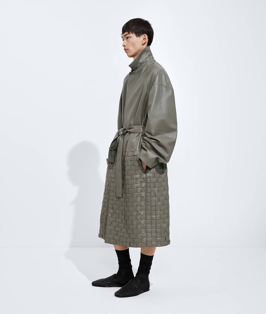 BOTTEGA VENETA 皮革大衣 