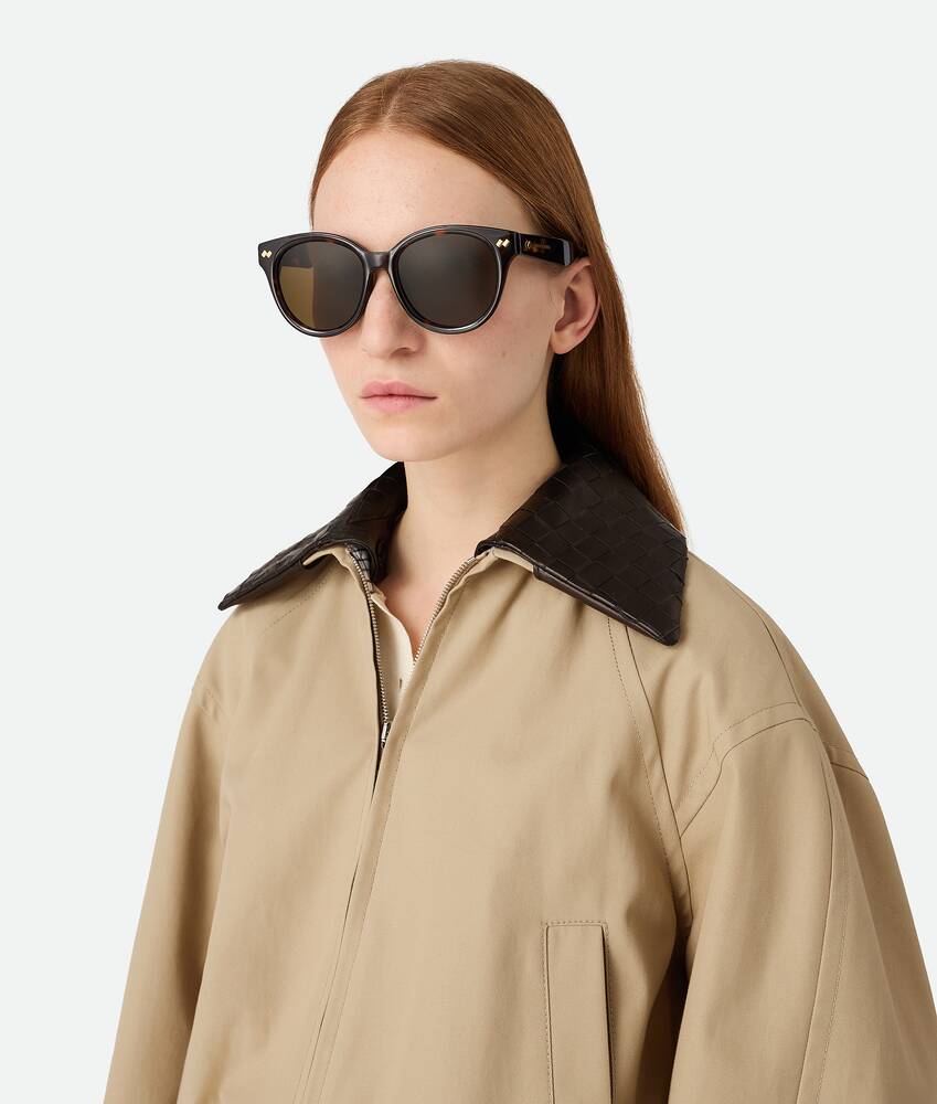 BOTTEGA VENETA Dizzy圆形太阳眼镜